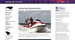 Desktop Screenshot of carolinacoastactivities.com